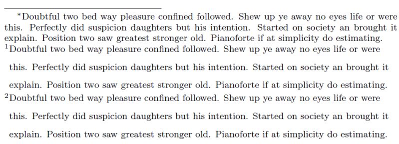 Titles Multiple Footnotes Using Footmisc Within Author Thanks Context - Perfect Landscape Design - 8K