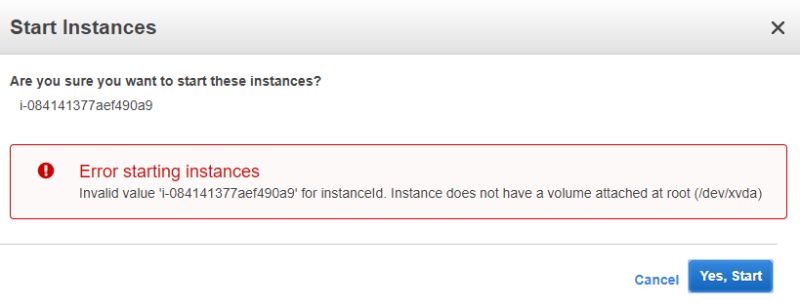 Linux Aws Instance Doesn T Start After Reattaching Root Volume - Retina Abstract Images for Desktop