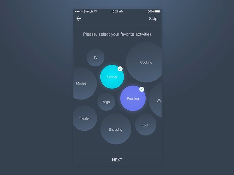 Flutter Create Interest Bubbles Screen With Dynamic Sized Bubbles - 4K Vintage Images for Desktop