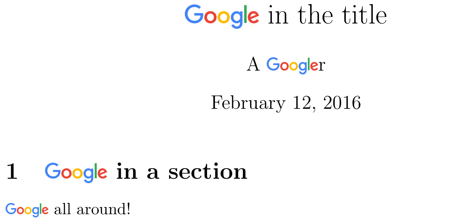 In this gallery you can download free png images: Writing Google Logo In Latex Tex Latex Stack Exchange