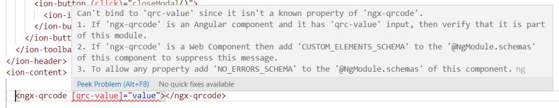 Angular Showing Qr Code Ngx Qrcode In Ionic 5 Error Element Not - Best Sunset Arts in Ultra HD
