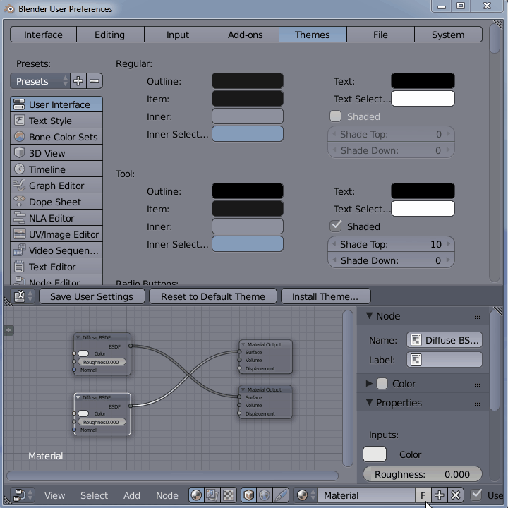Blender Straight Node Lines - Premium Geometric Art Gallery - Desktop