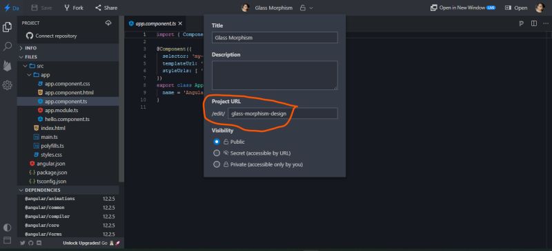 Angular Set Project Name In Stackblitz Stack Overflow - Professional Space Pattern - Retina