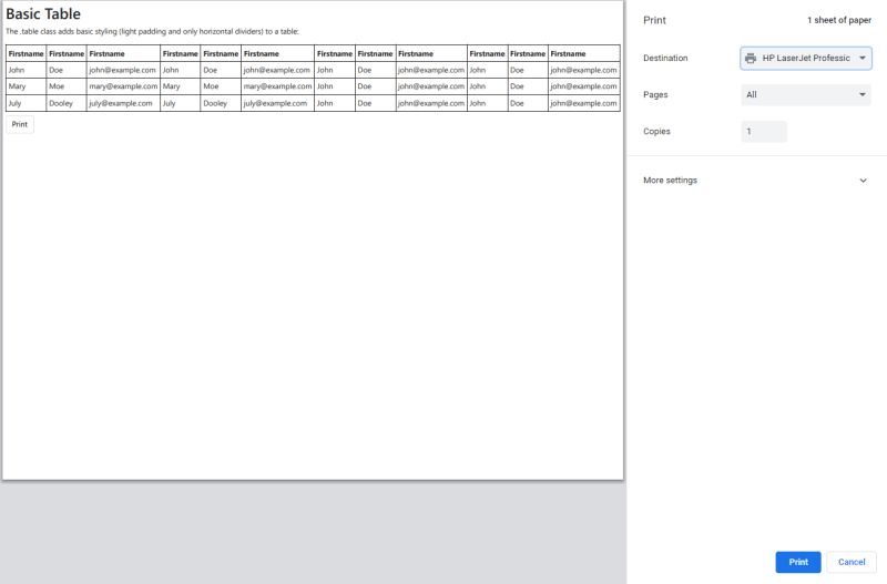 Javascript Why Is Chrome S Print Preview And Printed View Is - Beautiful Sunset Background - Retina