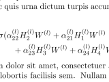 How To Reduce The Equation Font Size In Math Mode In Latex Tex
