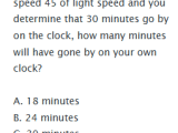 Homework And Exercises Is There A Typo In This Time Dilation Problem