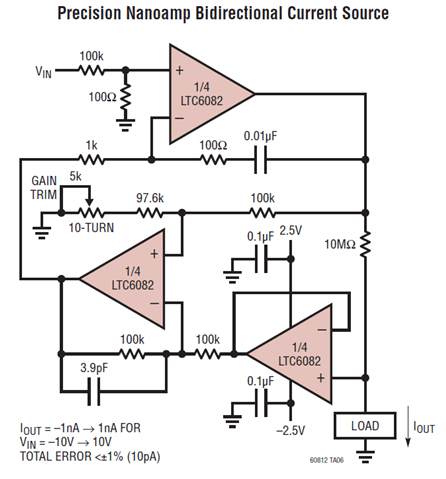 Precision Current Source 1 Na Circuit Analysis Electrical Engineering - Ultra HD Abstract Pattern - Full HD