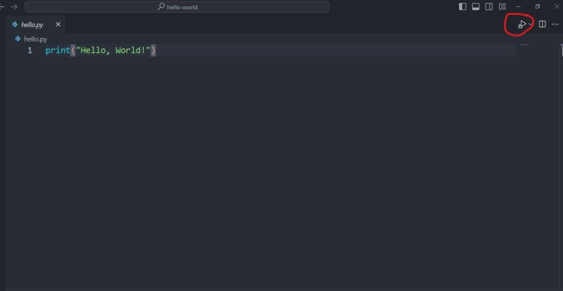 Python Run Button In Vs Code Only Allows Running Using Debugger - Mobile Space Arts for Desktop