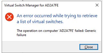 Hyper V Generic Failure Software Applications Spiceworks Community - Premium Sunset Pattern Gallery - High Resolution