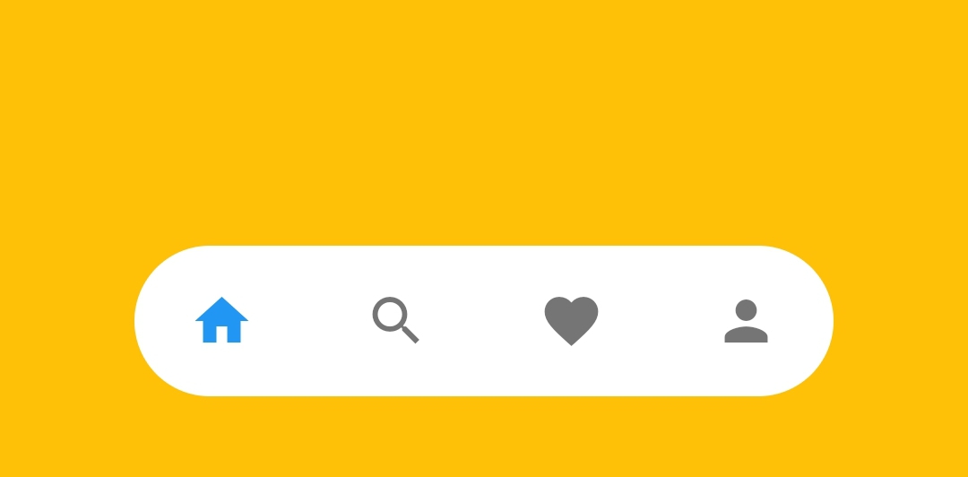 this is the snippet of how I want the bottom  nav bar to be