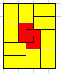 Geometry Tiling Rectangles With U Pentomino Plus Rectangles - Best Colorful Illustrations in Mobile