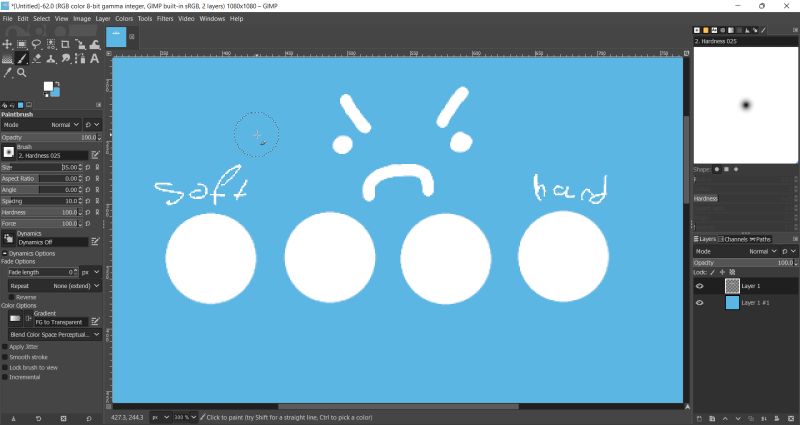 How To Change Transparency Of A Layer By A Brush Gimp Graphic Design Stack Exchange - Download Incredible Geometric Illustration | Desktop