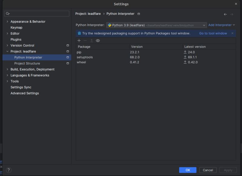 Python 3 9 Modulenotfound Error When Using Pip In Pycharm Venv - Modern Vintage Illustration - HD