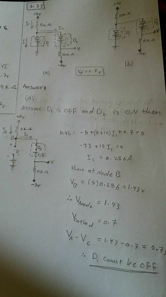 Diode Circuit Analysis With Constant Voltage Drop Model Electrical - Premium Abstract Image Gallery - Ultra HD