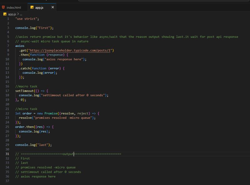 Javascript Will The Micro Task Queue Or The Macro Task Queue Run - Best Abstract Backgrounds in Ultra HD