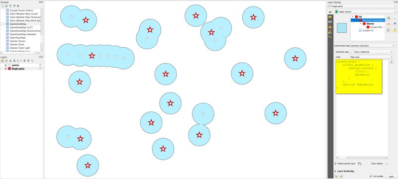 Qgis Selecting Random Points Based On The Distance Between Them - Mobile Geometric Illustrations for Desktop