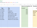 Add Year Based Dynamic Dropdown To Change Results Of Google Sheets