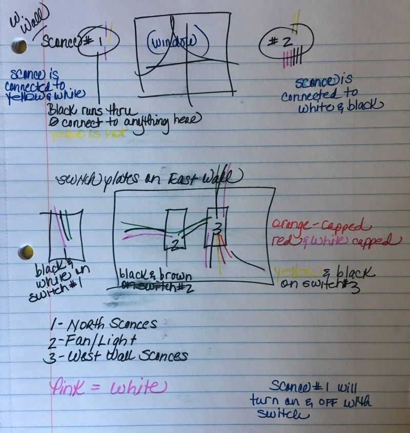 Electrical Wiring Question 3 Lights Home Improvement Stack Exchange - Premium Ocean Background - Retina