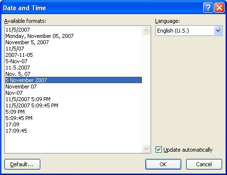 Word Date Picker Formatting Gallerygse - Landscape Pattern Collection - Full HD Quality