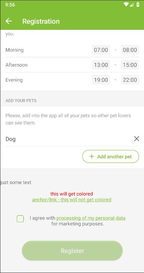 Htmlview Nativescript - Modern Gradient Pattern - Mobile