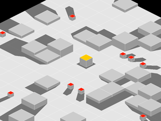 isometric shadow 2d shadows opengl casting cube cubes yellow missing result nice very stack