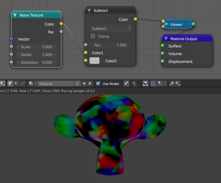 Cycles Render Engine Why Does The Math Node Change The Noise Texture - Classic Desktop Landscape Illustrations | Free Download