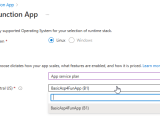 Cannot Find My Plan For The New Azure Function App Stack Overflow