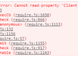 Javascript Uncaught Typeerror Cannot Read Property Client Of
