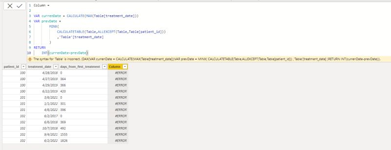 Find Date Different Between 2 Rows In Powerbi Stack Overflow - Stunning Ocean Background - High Resolution