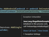 Xamarin Forms Net7 Maui Default Firebaseapp Is Not Initialized In