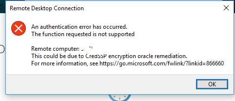 Azure Credssp Encryption Oracle Remediation Error Stack Overflow - HD Minimal Illustrations for Desktop