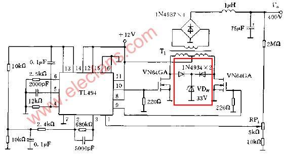 Inverter With Two Diodes 1n4934 And Zener Diode Inverter With Two Diodes 1n4934 And Zener Diode
