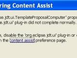 Java Eclipse Autocomplete Shows Problems During Content Assist