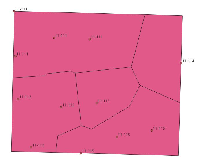 Creating Polygons From Points With Postal Codes In Qgis Geographic Information Systems Stack - Sunset Pictures - Gorgeous Mobile Collection