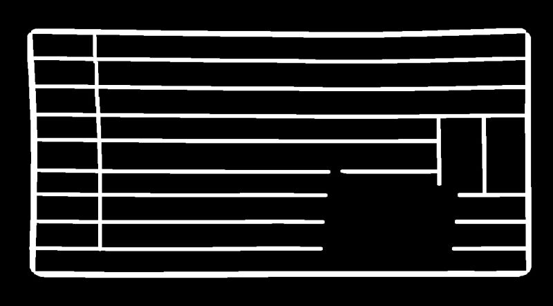 Python Opencv How To Add Lines To Gridless Table Stack Overflow - City Designs - Premium Mobile Collection