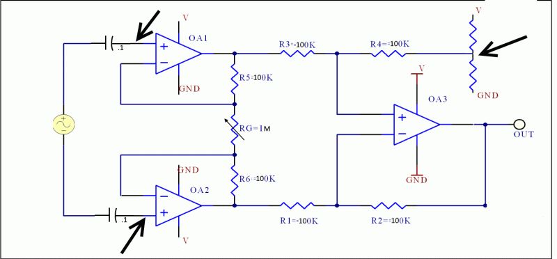 Single Input Instrumentation Amplifier Electrical Engineering Stack - Retina Ocean Photos for Desktop