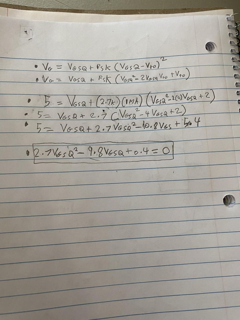 Self Bias Fet Circuit Engineering Stack Exchange - Gorgeous Ocean Art - Ultra HD