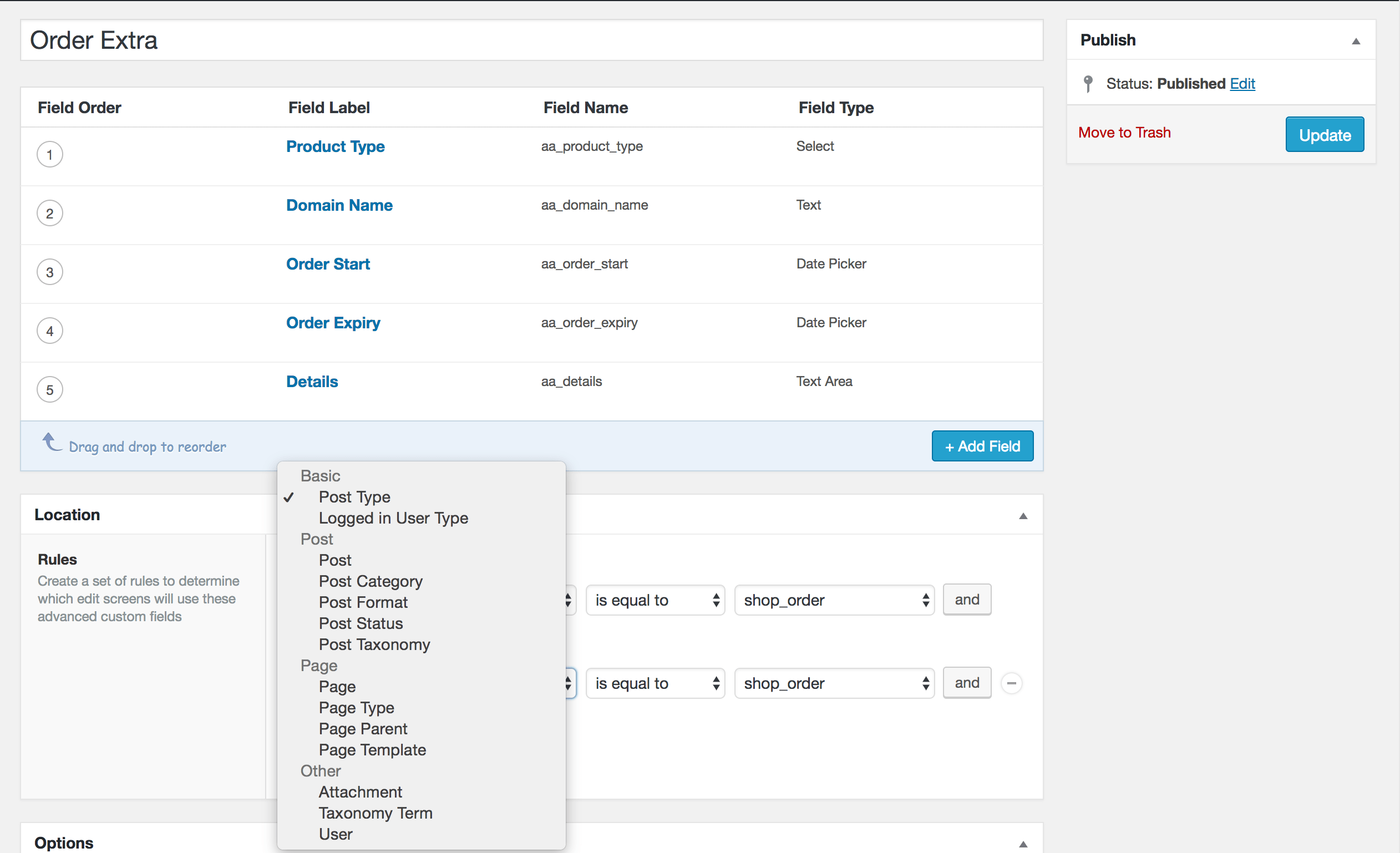 That data is stored in the database, . How Acf Advanced Custom Field Works With Woocommerce Single Product Wordpress Development Stack Exchange