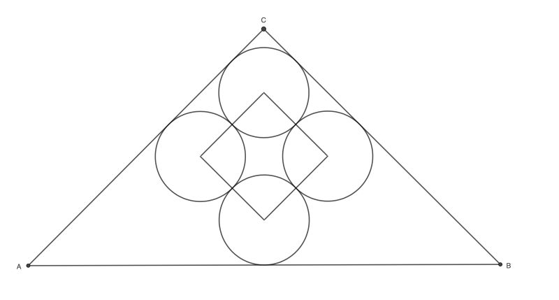 Three Circles In A Triangle R Mathriddles - Premium Mountain Pattern Gallery - 4K