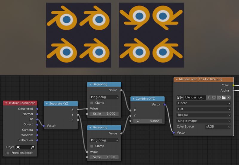 Texturing How To Repeat A Texture Mirrored Blender Stack Exchange - Retina Dark Images for Desktop
