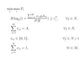 How To Solve This Min Max Optimization Problem Mathematics Stack Exchange