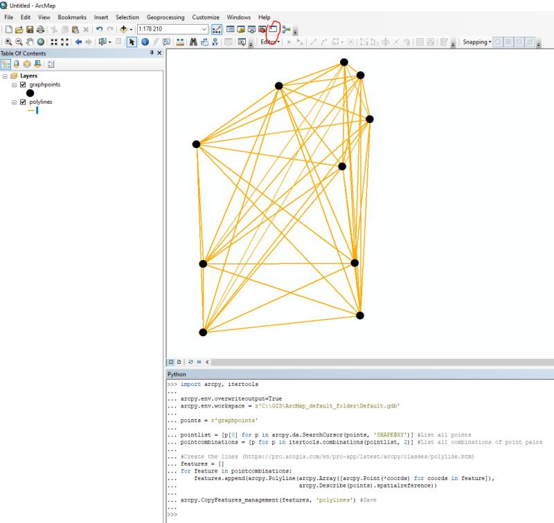 Arcpy Drawing Complete Graph In Arcmap Geographic Information Systems Stack Exchange - Perfect High Resolution Nature Patterns | Free Download