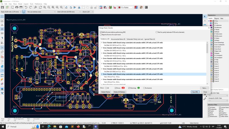 Pcb Kicad Drc Erorrs Electrical Engineering Stack Exchange - Retina Ocean Wallpapers for Desktop
