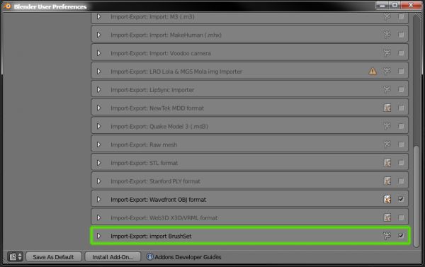 Texturing Import Brushset Add On Blender Stack Exchange - HD Geometric Illustrations for Desktop