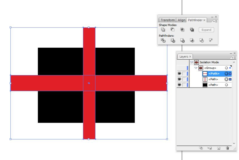 Path Cutting One Object With Another Using Illustrator Graphic - Download Classic Gradient Picture | Mobile