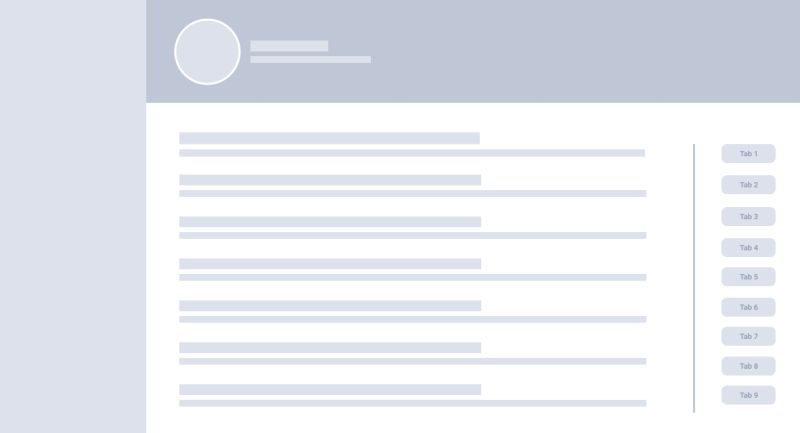 Gui Design What S An Alternative To Handle Unknown Number Of Tabs In A Dashboard User - Best Space Designs in 4K