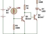 Circuit Diagram Ldr Ldr Circuit Lm358 Light Using Opamp Resistor