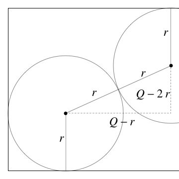 Contest Math Three Circles Inside A Square Finding Maximum Value Of - Artistic Landscape Wallpaper - Mobile