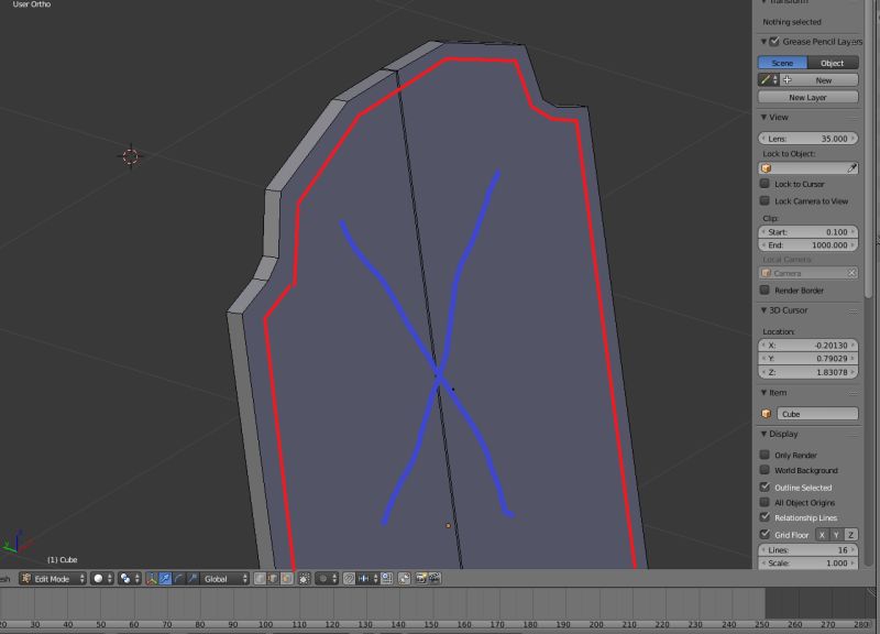 Wireframe Make A Frame Cause Modifier Frame Fails Blender Stack - HD Minimal Designs for Desktop