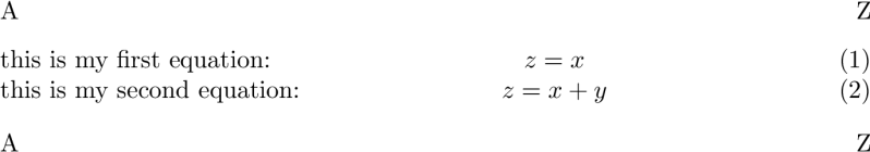 Horizontal Alignment Left Align Equation Description Tex Latex - Professional Nature Illustration - High Resolution